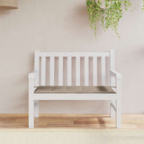 Vidaxl Garden Banc Cushion 100x50x4 cm oxford tissu taupe