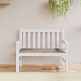 Vidaxl jardin banc coussin 120x50x4 cm oxford tissu taupe