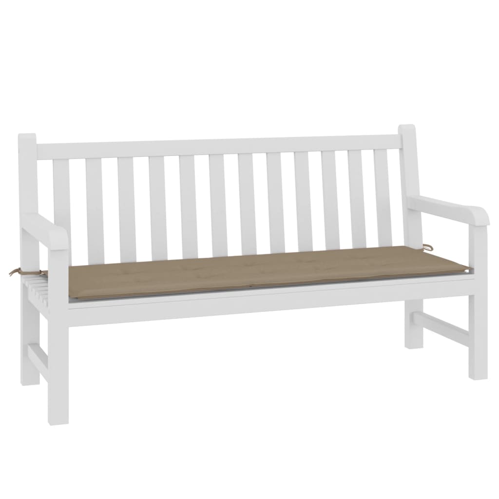 Vidaxl Garden Bench polštář 150x50x3 cm oxford tkanina taupe