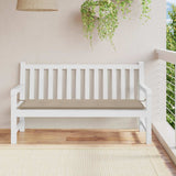 Vidaxl jardin banc coussin 150x50x4 cm oxford tissu taupe
