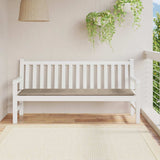Vidaxl jardin banc coussin 180x50x4 cm oxford tissu taupe