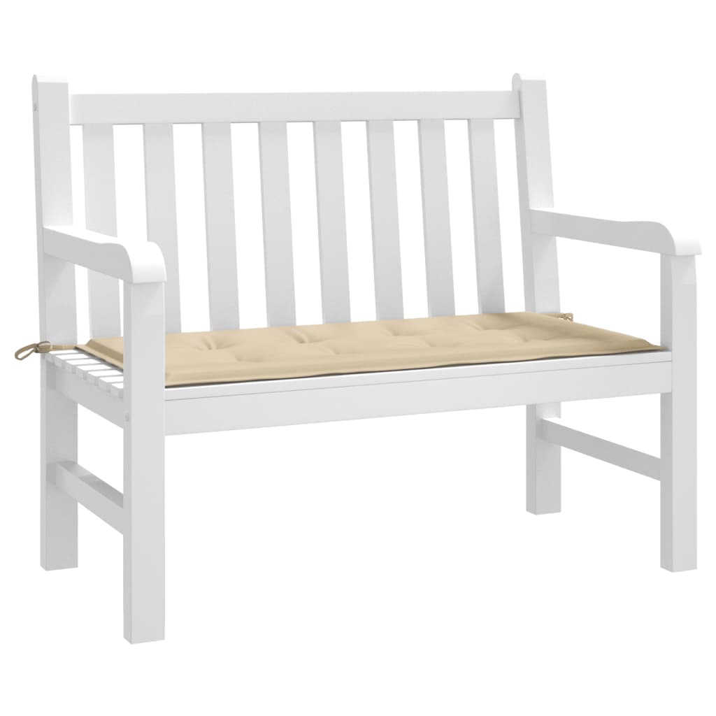 VIDAXL Garden Bench Blaža 100x50x3 cm Oxford Fabric Beige