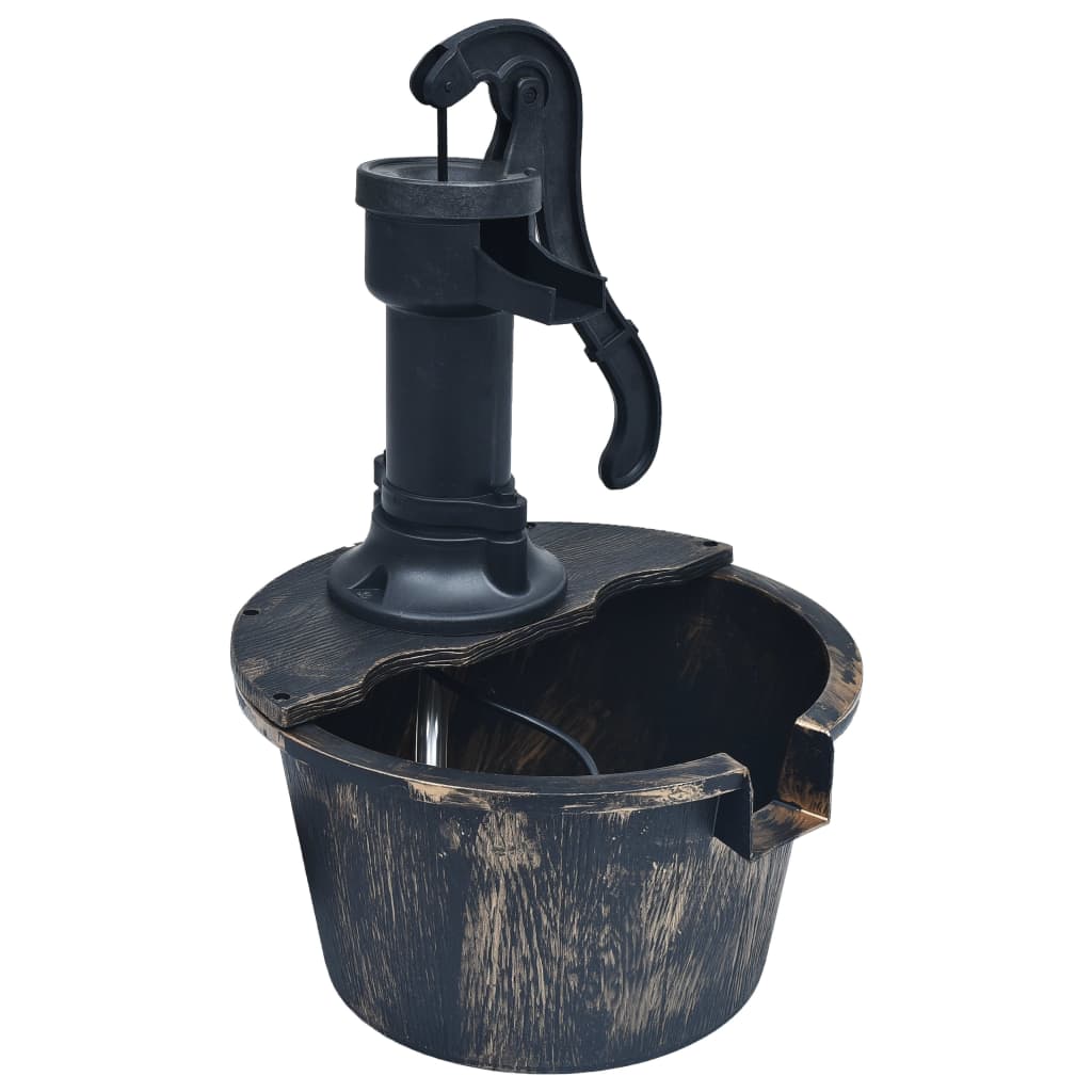 Vidaxl Garden Fountain Barrel con bomba