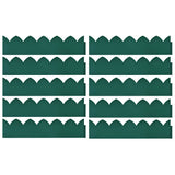 Vidaxl Gazon Arêtes 10 PCS 65x15 cm pp vert