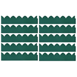 Vidaxl Gazon Arêtes 10 PCS 65x15 cm pp vert