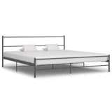 Vidaxl bedframe metaal grijs 180x200 cm