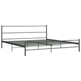 Vidaxl bedframe metaal grijs 180x200 cm