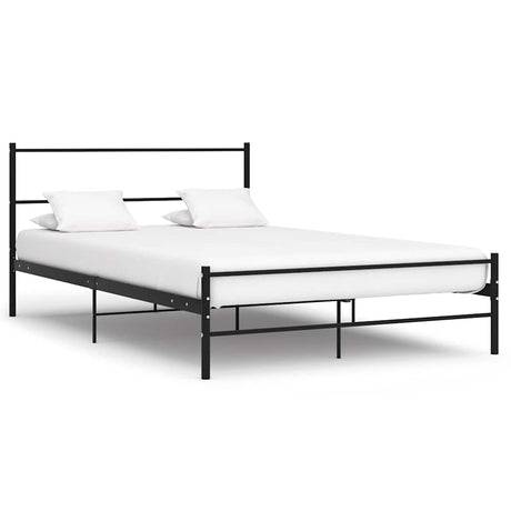 Vidaxl bedframe metaal zwart 160x200 cm