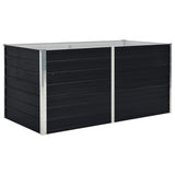 Vidaxl plantenbak verhoogd 160x80x45 cm gegalvaniseerd staal antraciet