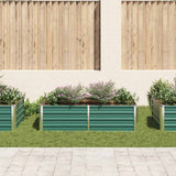Vidaxl Planter surélevé 160x80x45 cm en acier galvanisé vert