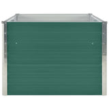 VidaXL Planter raised 160x80x45 cm galvanized steel green