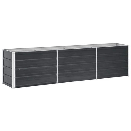 Vidaxl Planter surélevé 240x40x45 cm anthracite en acier galvanisé