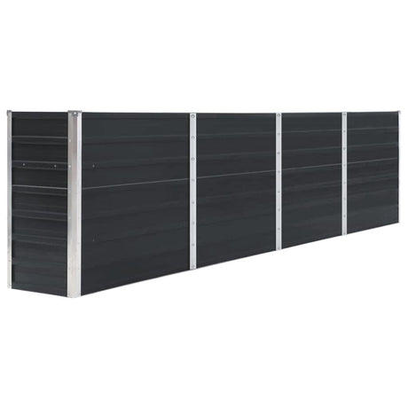 Planteur vidaxl inséré 320x40x77 cm anthracite en acier galvanisé