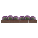 De Vidaxl Planter huet 600x80345 cm galvaniséiert Strafbraf