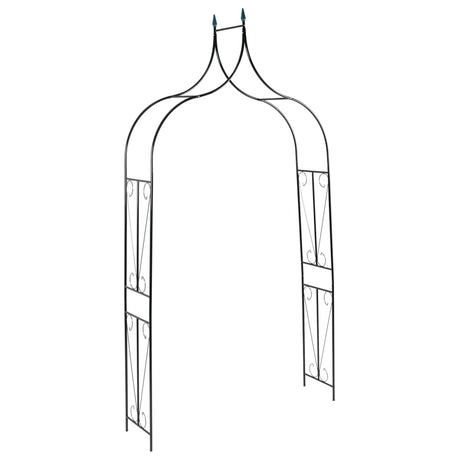 Vidaxl Garden Arch 142x37x275 cm en fer vert