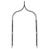Vidaxl Garden Arch 142x37x275 cm en fer vert