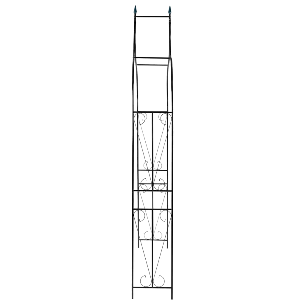 Vidaxl Garden Arch 142x37x275 cm en fer vert