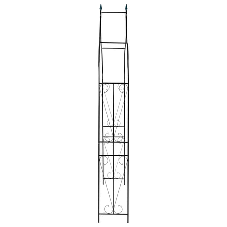 Vidaxl Garden Arch 142x37x275 cm en fer vert