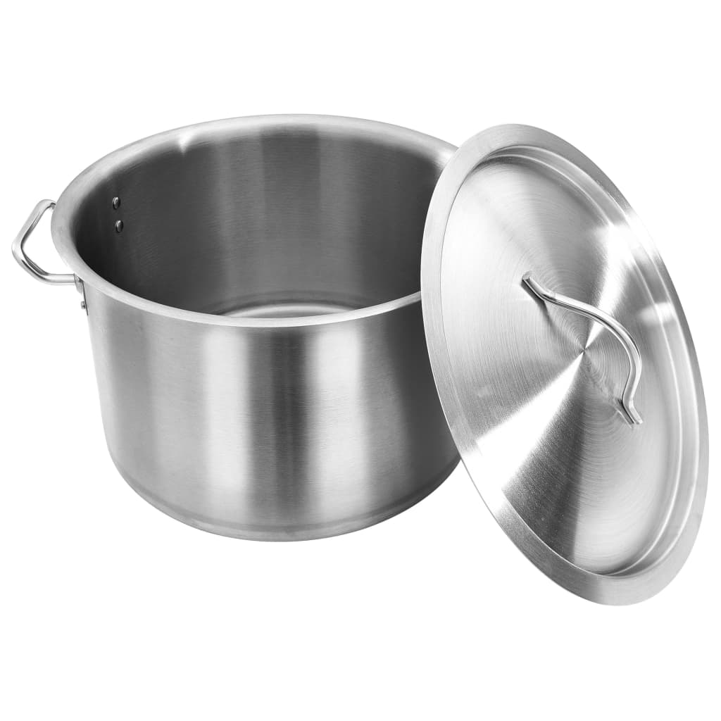 Vidaxl saucepan 24 l 36x24 cm stainless steel