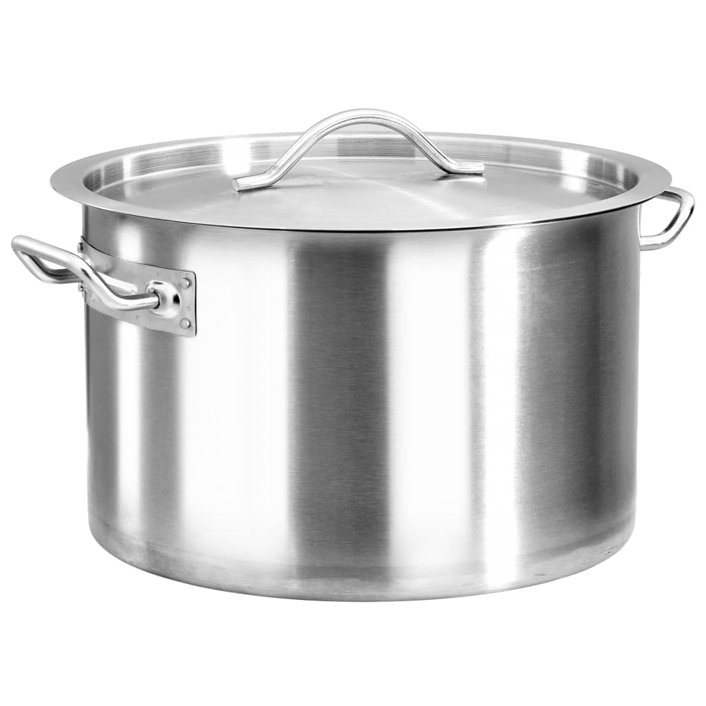 Vidaxl saucepan 32 l 40x26 cm stainless steel