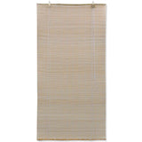 Vidaxl Roller Blinds 2 PCS 120x160 cm Bamboo Natural