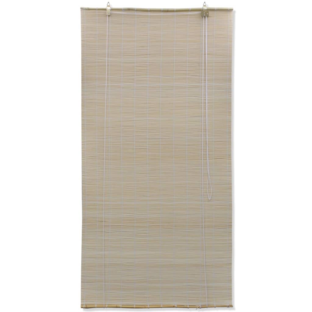 Vidaxl Roller Jalousien 4 PCs 120x160 cm Bambus Natural