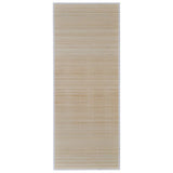 Vidaxl Carpets 2 PC rectangulaire 120x180 cm Bamboo naturel