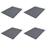 Vidaxl Doormats 4 PCs 90x60 cm pvc gro