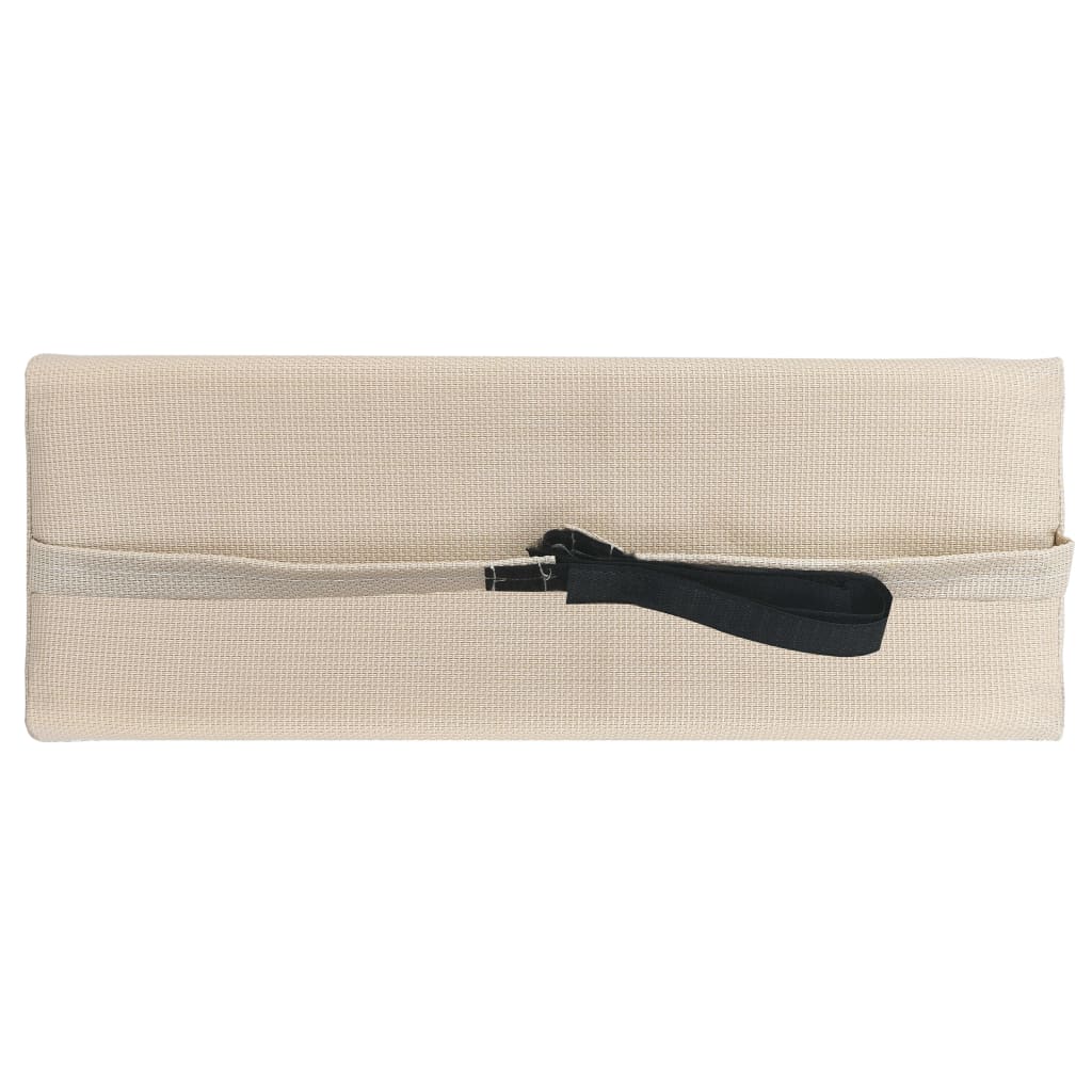 Vidaxl Headrest para la tumbona 40x7.5x15 cm Textilene Cream