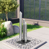 Vidaxl Garden Fountain 48x34x88 cm en acier inoxydable Colore