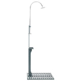 Vidaxl en bois de douche extérieure anthracite
