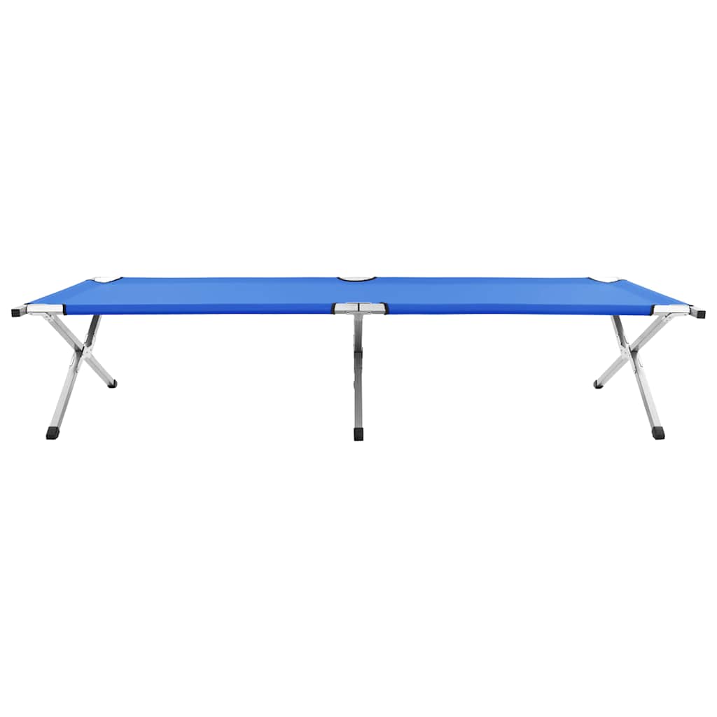 Vidaxl kampeerbed xxl 210x80x48 cm blauw