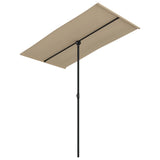 Parasol Vidaxl con polo de aluminio 180x110 cm Tope