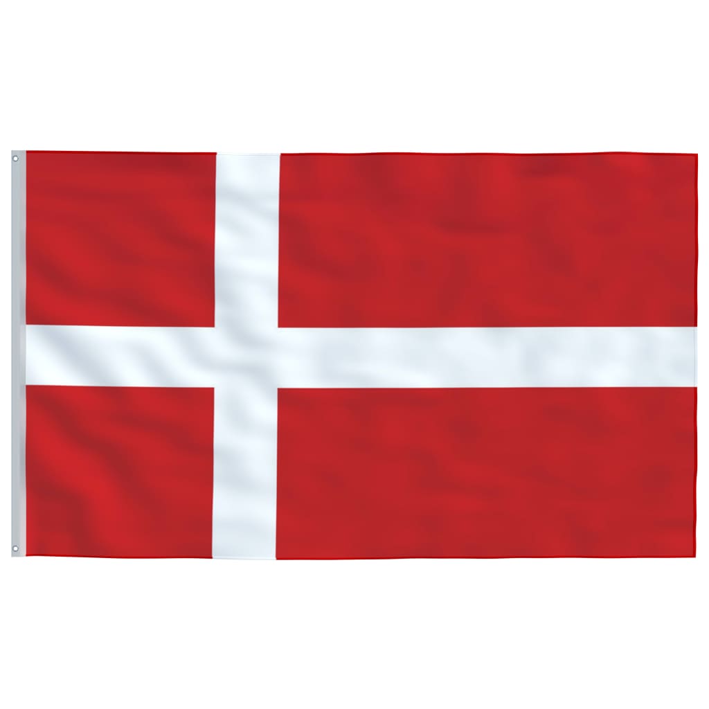 Vidaxl vlag denemarken 90x150 cm