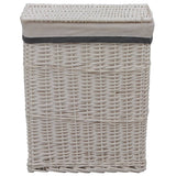 Panier de blanchisserie Vidaxl White blanc
