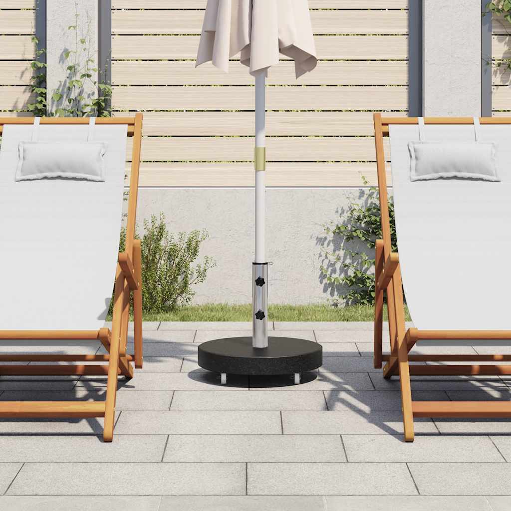 Vidaxl Parasol Foot environ 30 kg de granit noir