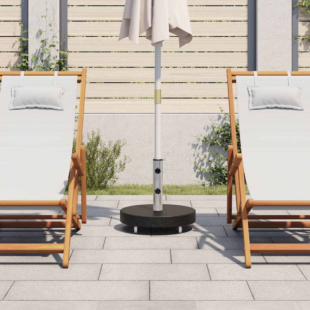 Vidaxl Parasol Foot environ 30 kg de granit noir