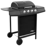 Vidaxl Gasbarbecue grill with 4 burners black