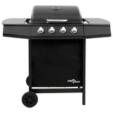 Vidaxl Gasbarbecue grill with 4 burners black