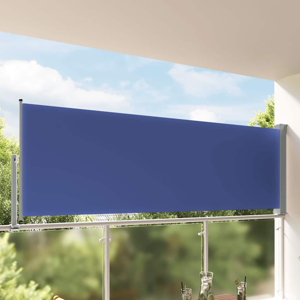 Vidaxx paravent de jardin extensible 120x300 cm bleu