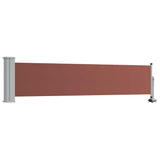 Écran de jardin vidaxl extensible 60x300 cm brun