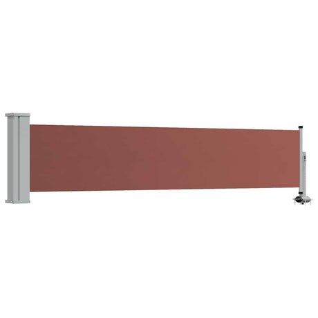 Écran de jardin vidaxl extensible 60x300 cm brun