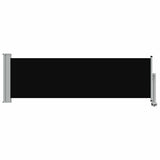 Écran de jardin vidaxl extensible 80x300 cm noir