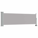 Écran de jardin vidaxl extensible 80x300 cm gris