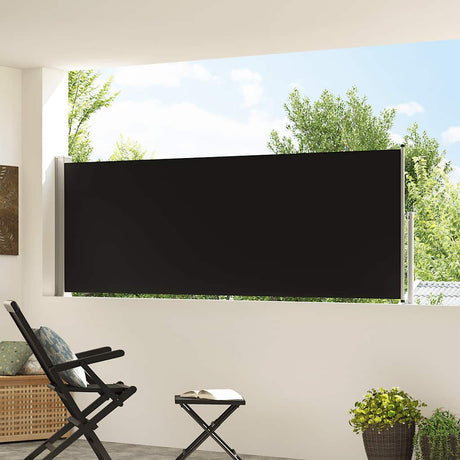 Écran de jardin vidaxl extensible 100x300 cm noir