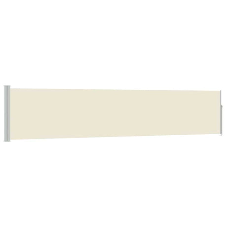 Écran de jardin vidaxl extensible 100x500 cm crème
