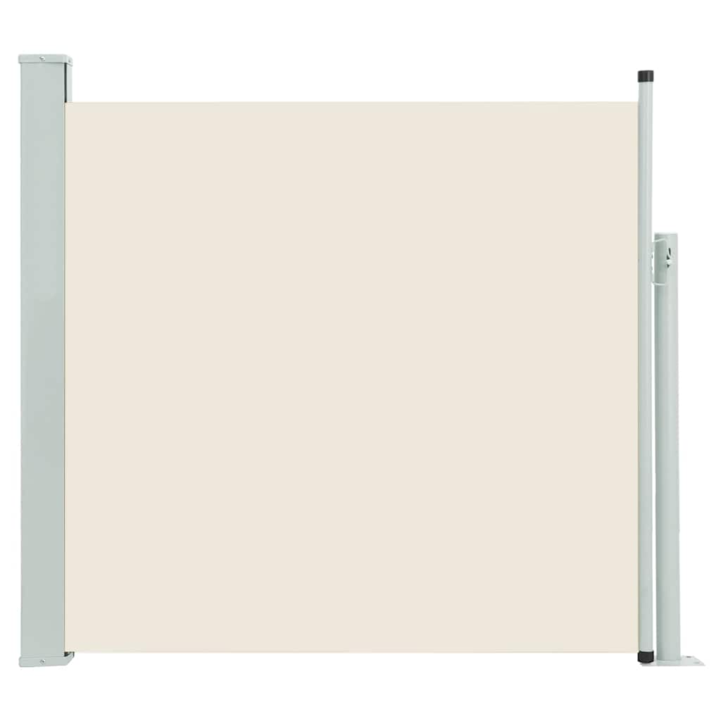 Écran de jardin vidaxl extensible 100x500 cm crème