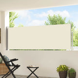 Écran de jardin vidaxl extensible 100x500 cm crème