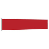 Écran de jardin vidaxl extensible 100x500 cm rouge