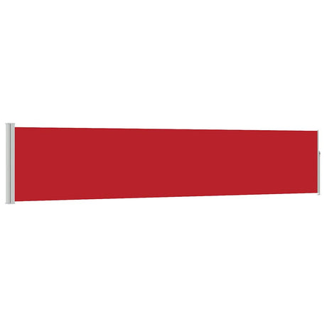 Écran de jardin vidaxl extensible 100x500 cm rouge